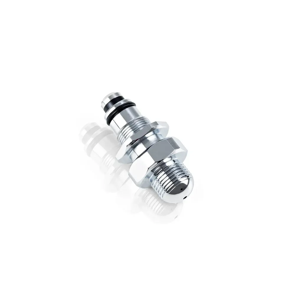 Chrome-plated rinser valve assembly