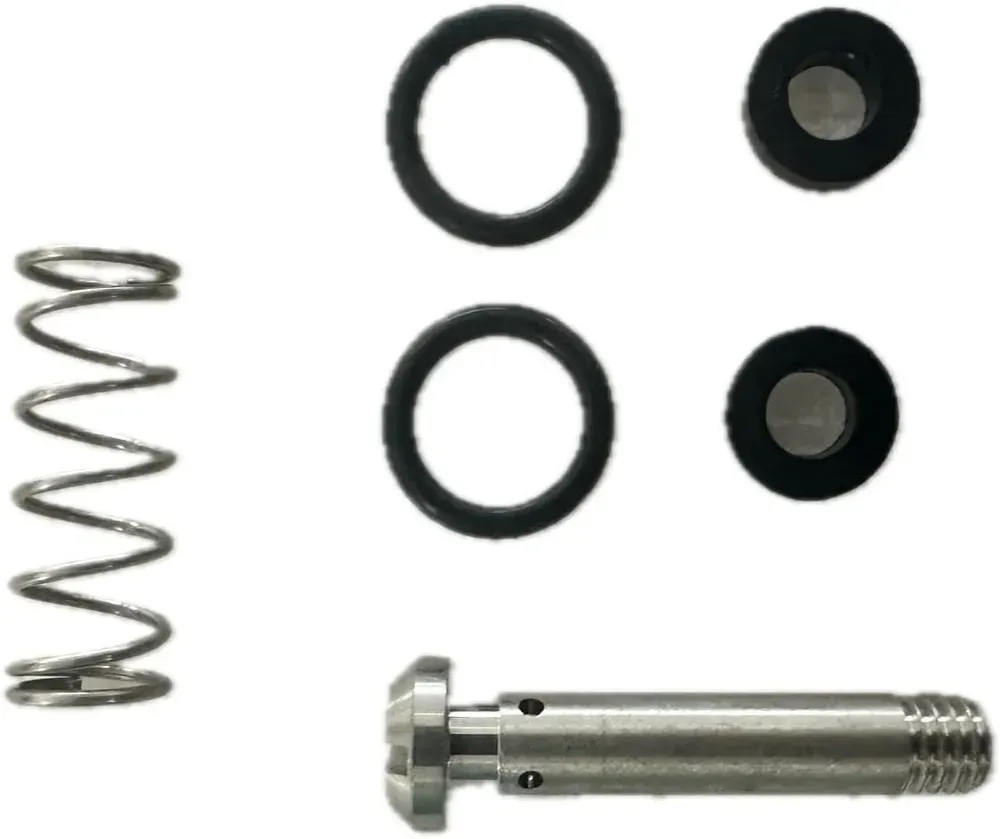 Maintenance kit parts: spring, two O-rings, two gaskets and a stainless steel piston